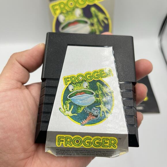 Frogger (Atari 2600) Game CIB Complete - Picture 6 of 14